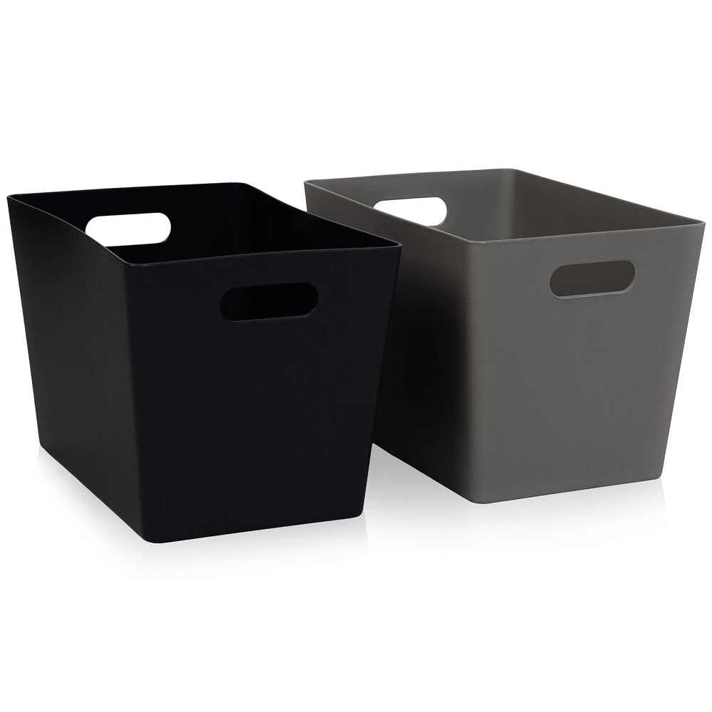 Studio Textured Plastic Storage Basket 16.01 Wham Storage