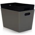 Studio Textured Plastic Storage Basket 16.01 Wham Storage