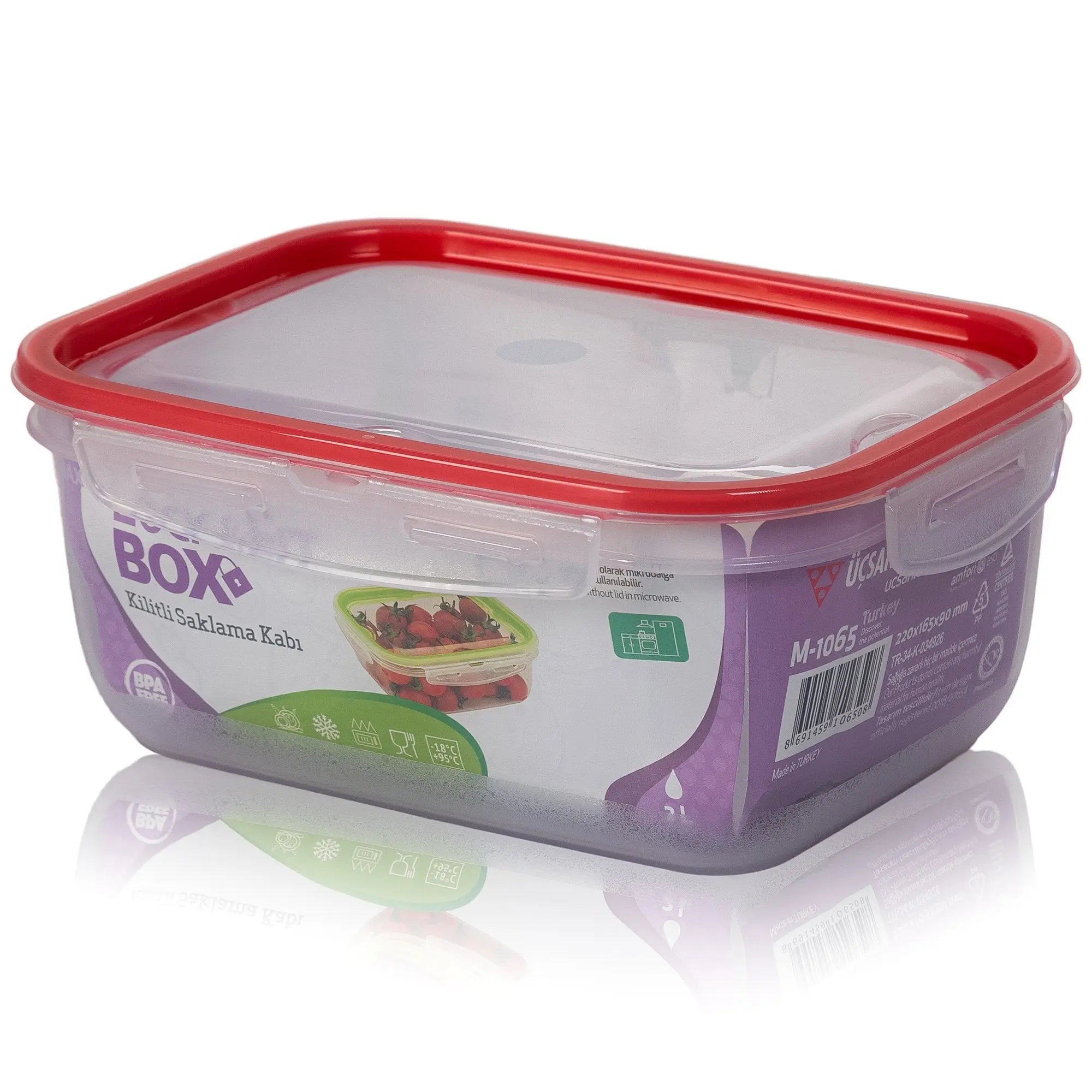 Buy Quality Airtight Plastic Lunch Box with Clip on Lid ...