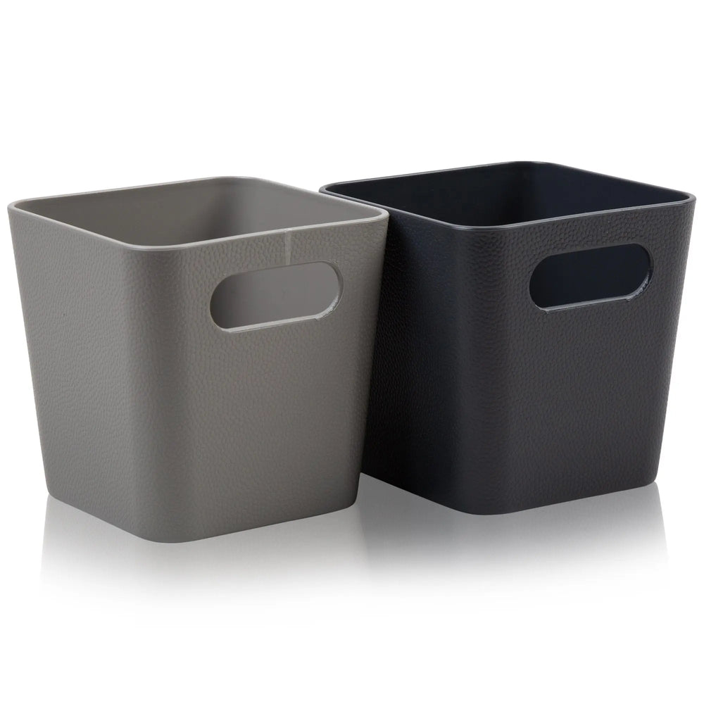 Studio Textured Plastic Storage Basket 1.01 Wham Storage