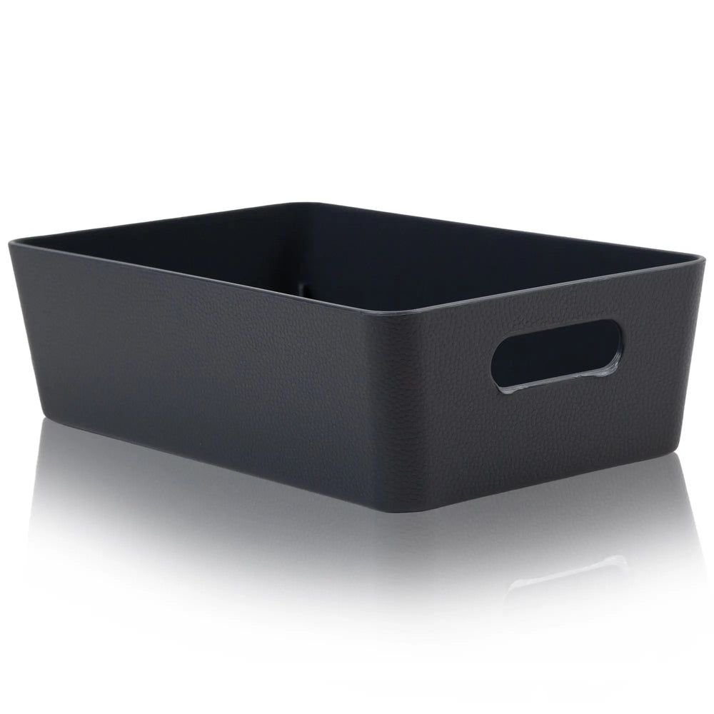 Studio Textured Plastic Storage Basket 11.01 Wham Storage