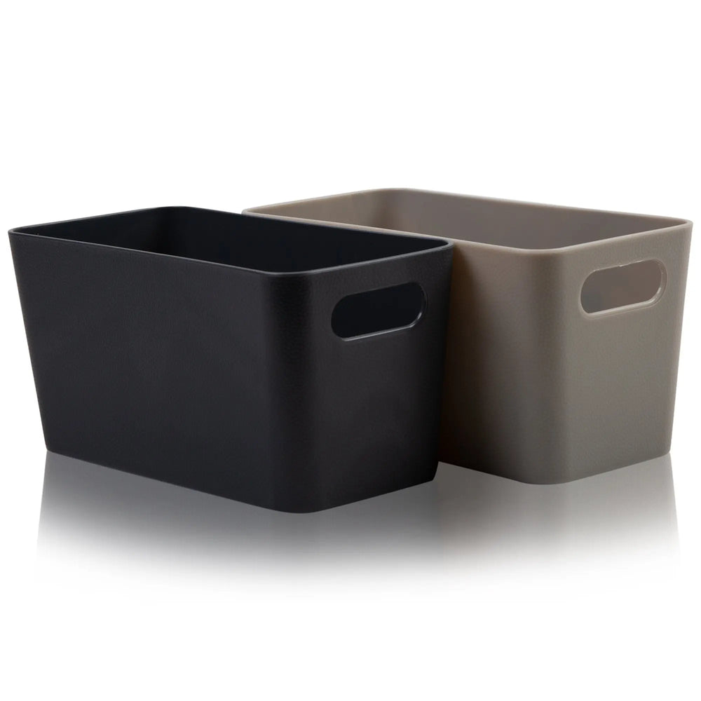 Studio Textured Plastic Storage Basket 6.01 Wham Storage