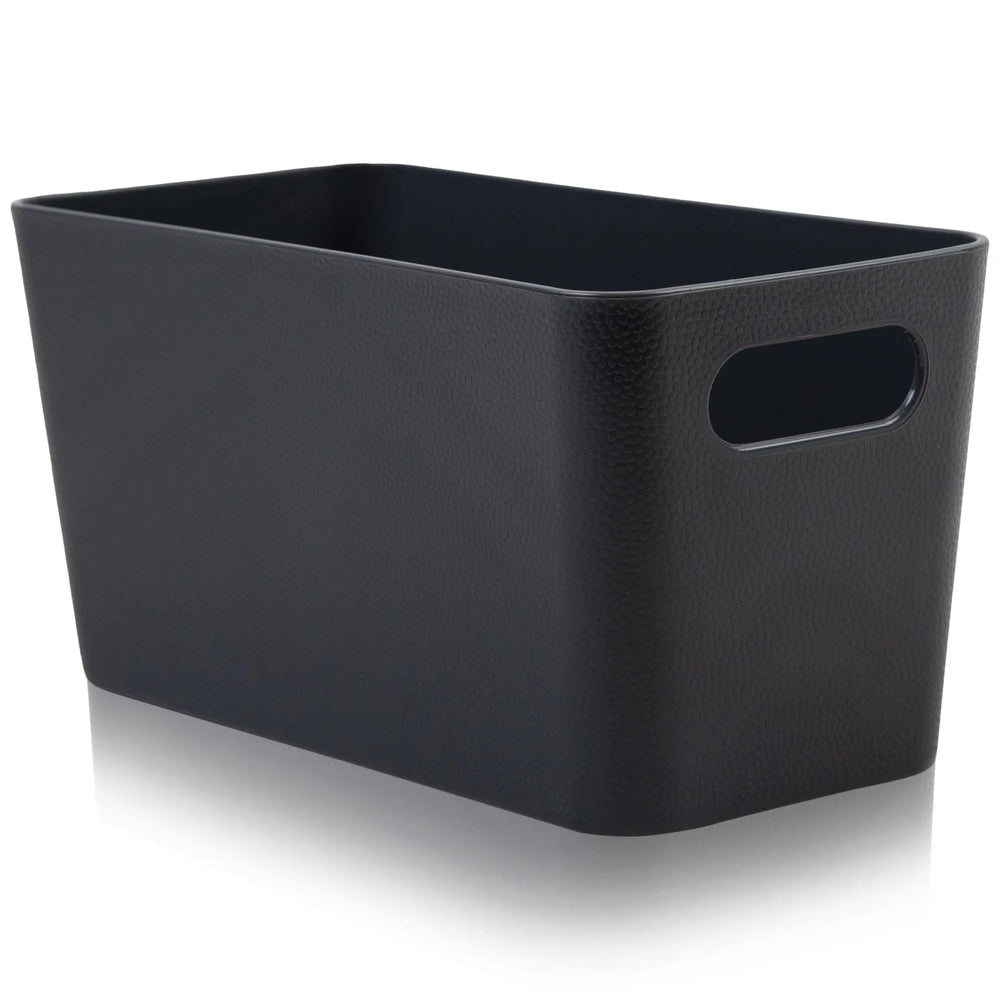Studio Textured Plastic Storage Basket 6.01 Wham Storage