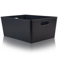 Studio Textured Plastic Storage Basket 5.02 Wham Storage