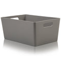 Studio Textured Plastic Storage Basket 4.02 Wham Storage