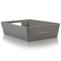 Studio Textured Plastic Storage Basket 4.01 Wham Storage