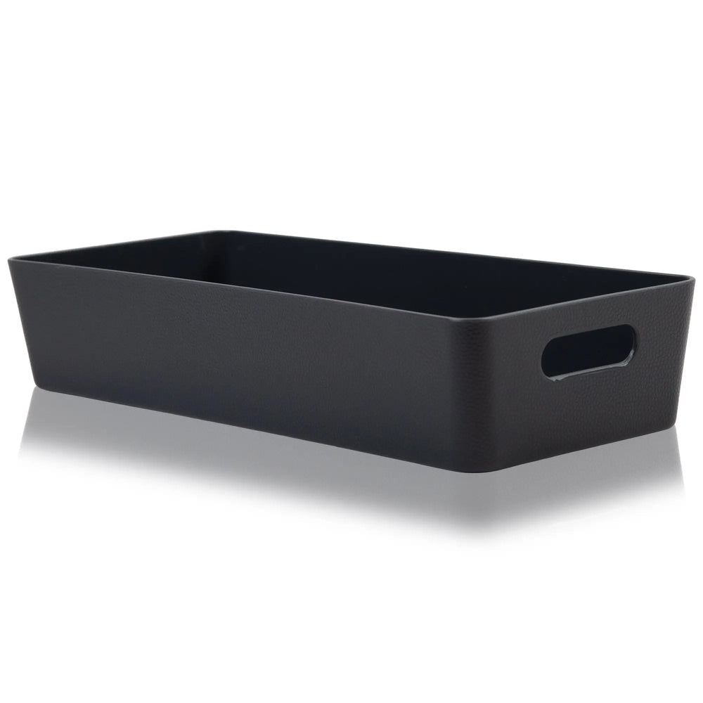 Studio Textured Plastic Storage Basket 10.01 Wham Storage
