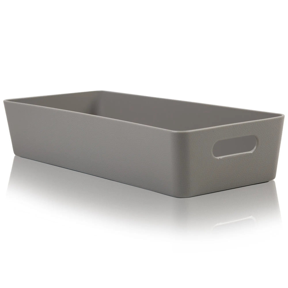 Studio Textured Plastic Storage Basket 10.01 Wham Storage