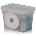 800ml Crystal Plastic Storage Box with Lid Wham Storage