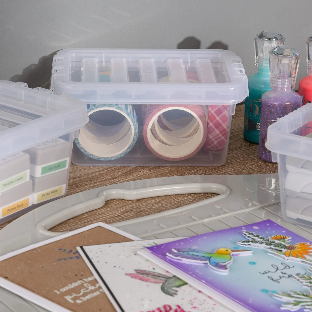 500ml Crystal Plastic Storage Box with Lid Wham Storage