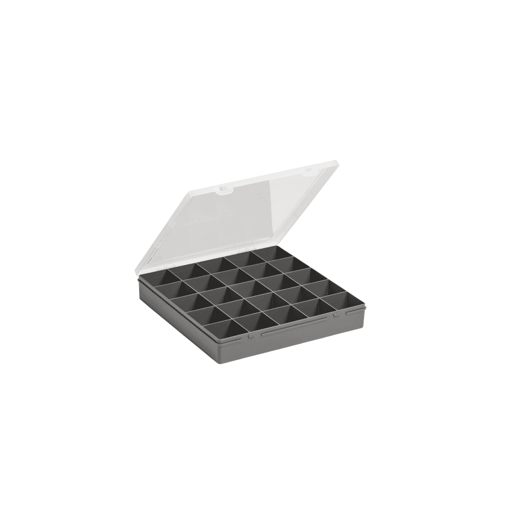 29cm (10.01) Organiser Box with 25 Square Compartments