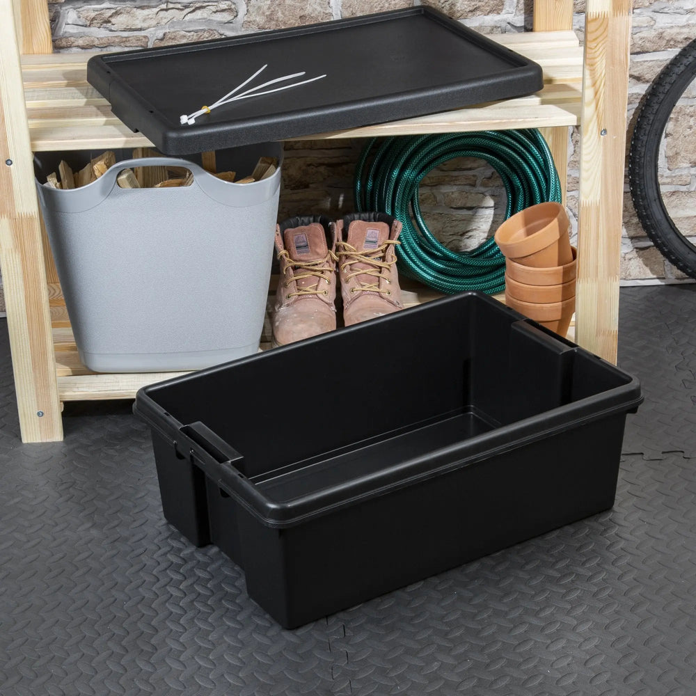 Pallet Deal x 60 - 96 Litre Wham Bam Heavy Duty Recycled Box with Lid Wham Storage
