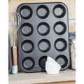 Wham Essentials 12 Cup Bun Sheet Baking Tray Wham Cook