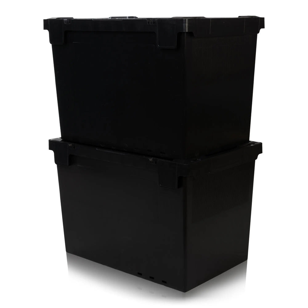 Single 80 Litre Heavy Duty Plastic Box with Bale Arms LH