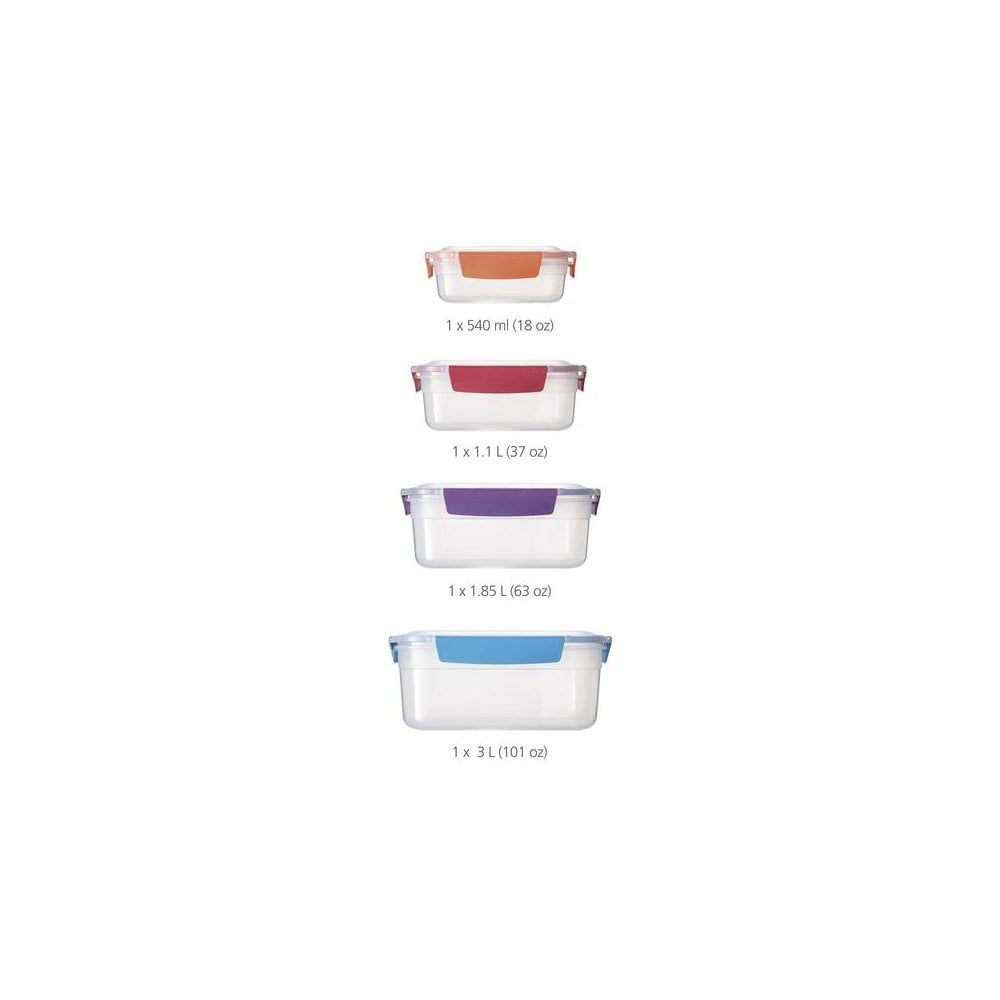 Nest Lock 4-piece Multi-Size Container Set