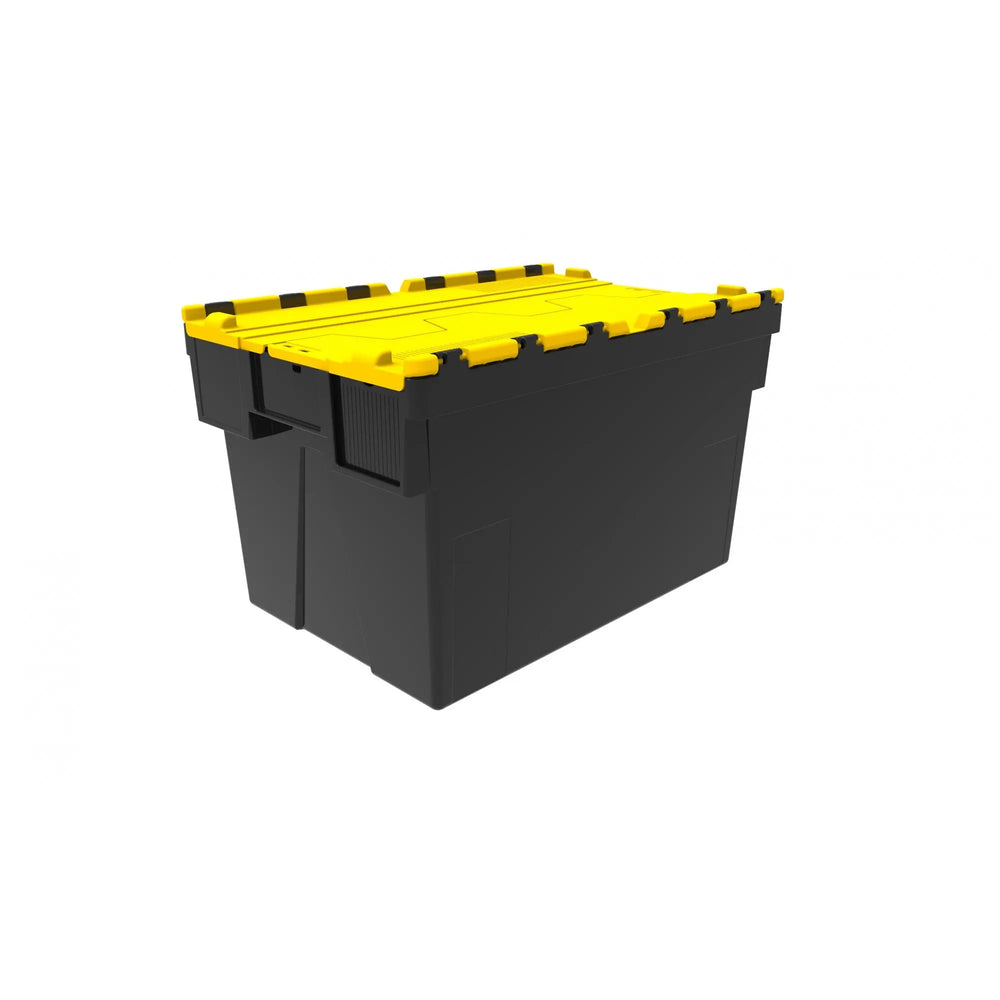 Pallet of 85 - 65 Litre Attached Lid ALC Containers (367mm high) LH