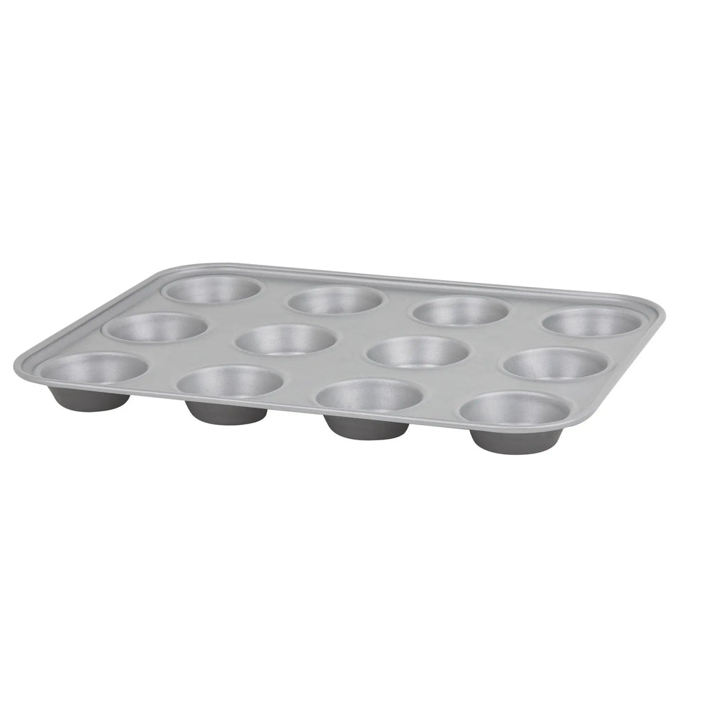 & Non Stick 12 Cup Muffin Tin