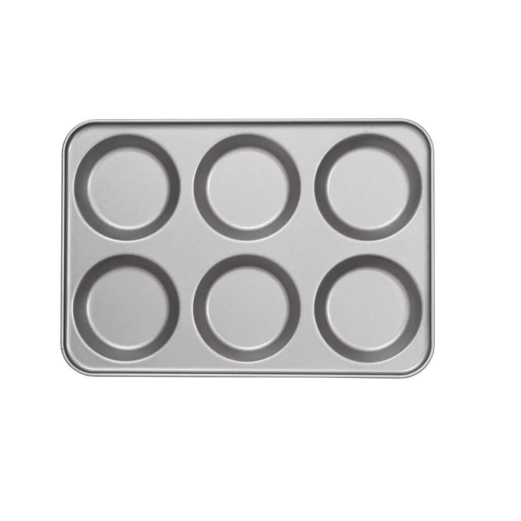 & Non Stick 6 Hole Yorkshire Pudding Tin