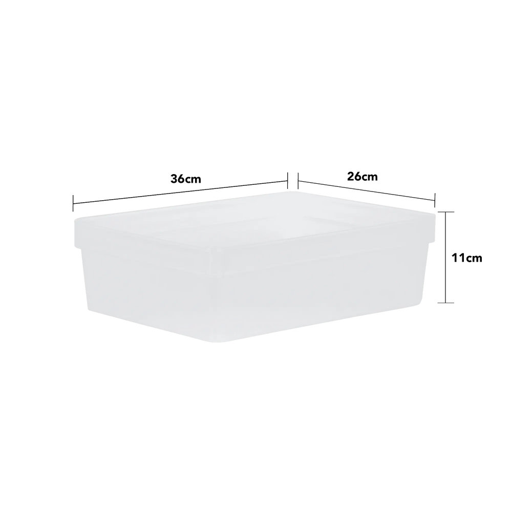 2.02 Studio Stack A4 Box & Lid Shallow Wham Storage