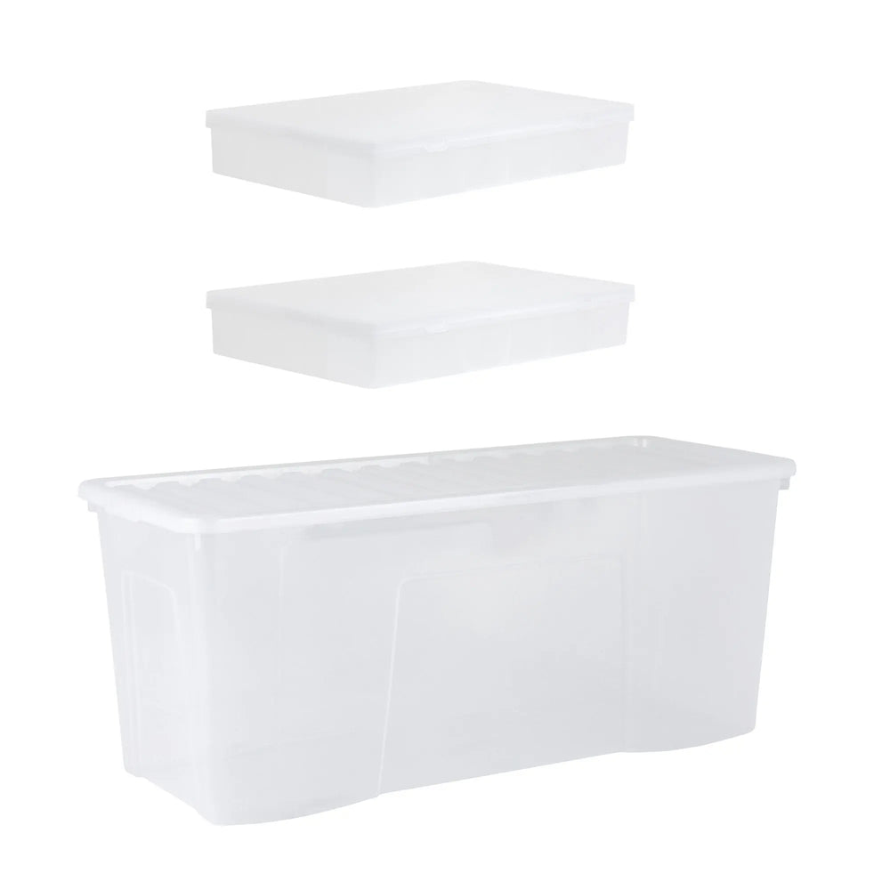 Wham Festive 3 Piece Tree & 2 Bauble Storage Boxes Wham Storage