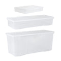 Wham Festive 3 Piece Tree, Decoration & Bauble Storage Boxes Clear Wham Storage