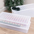 Wham Festive 3 Piece Tree & 2 Decoration Storage Boxes Clear Wham Storage