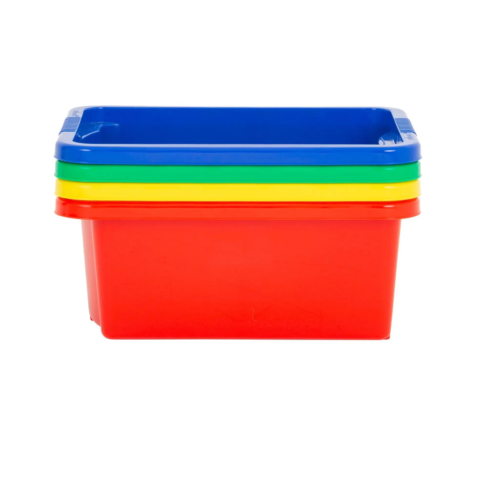 Pack of 4 - 16 Litre Wham Stack & Store Plastic Boxes Wham Storage