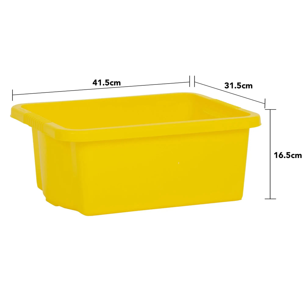 Pack of 4 - 16 Litre Wham Stack & Store Plastic Boxes Wham Storage