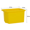 Pack of 4 - 24 Litre Wham Stack & Store Plastic Boxes Wham Storage
