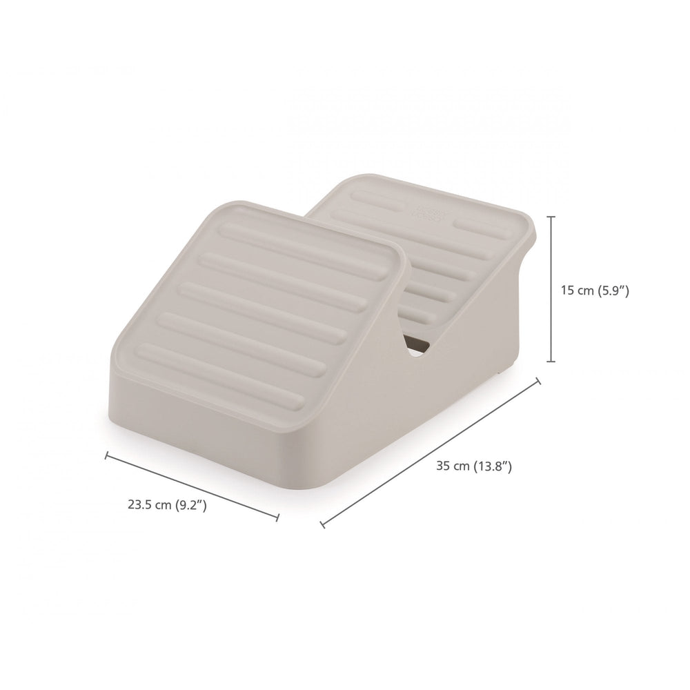 Shoe-In Space-saving Ecru Shoe Rack