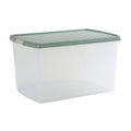 Pack of 3 - 62 Litre Wham Clip Plastic Storage Box with Lid 13.02