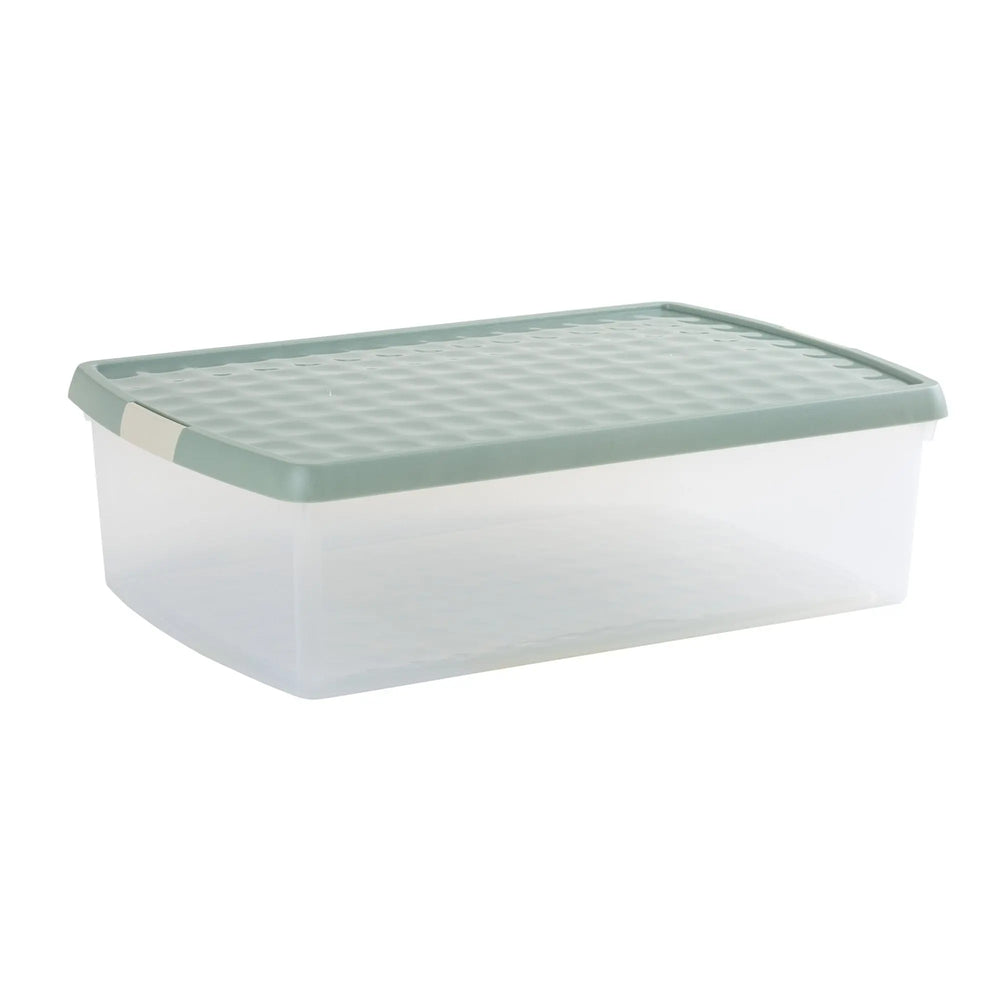 Pack of 3 - 30 Litre Wham Clip Plastic Storage Box with Lid 13.01 Wham Storage