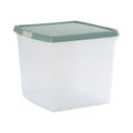 37 Litre Wham Clip Square Plastic Storage Box with Lid 10.03 - Great for 12'' Vinyl Records