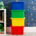 Pack of 4 - 24 Litre Wham Stack & Store Plastic Boxes Wham Storage