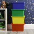Pack of 4 - 30 Litre Wham Stack & Store Plastic Boxes Wham Storage