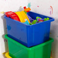 Pack of 4 - 35 Litre Wham Stack & Store Plastic Boxes Wham Storage