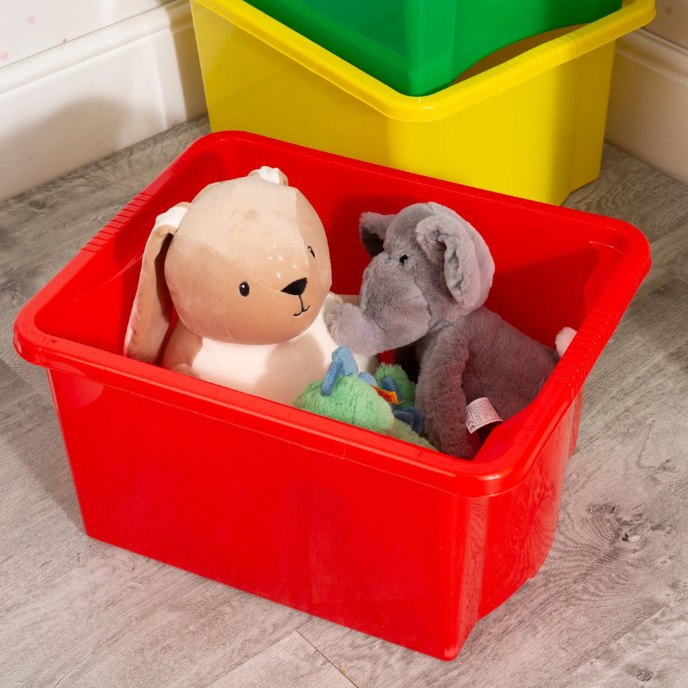 Pack of 4 - 35 Litre Wham Stack & Store Plastic Boxes Wham Storage