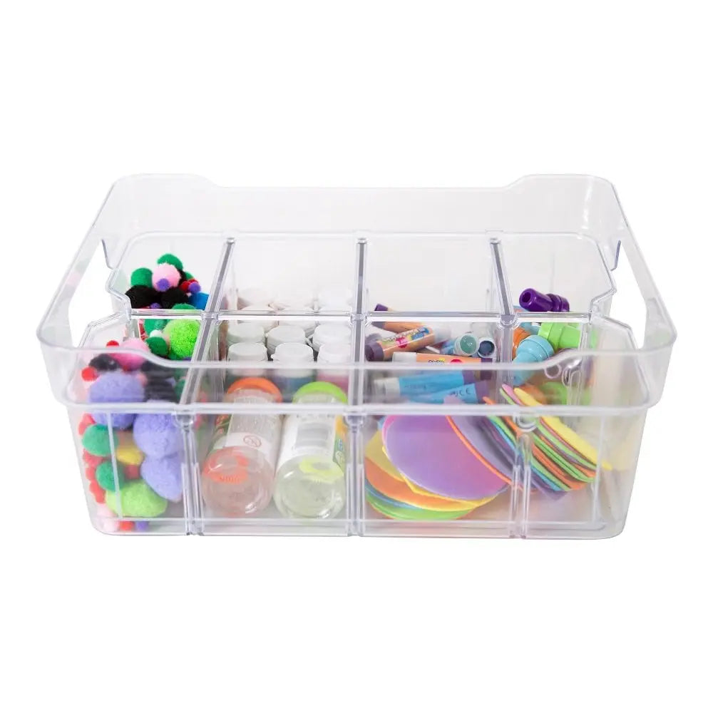 Medium Organise Me Plastic Compartment Box Strata