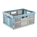 Lea 32 Litre Plastic Folding Box with Soft Grip Handles Keeeper