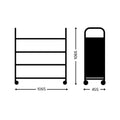 Callero Plus Flat Shelf Silver Trolley Gratnells