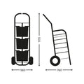 All Terrain Trolley with 3 Extra Deep Boxes Gratnells