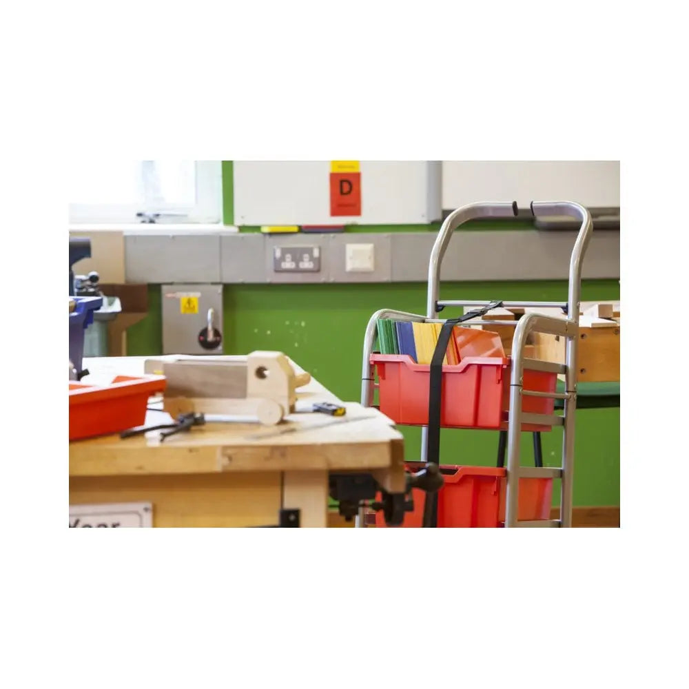 All Terrain Trolley with 3 Deep Boxes Gratnells