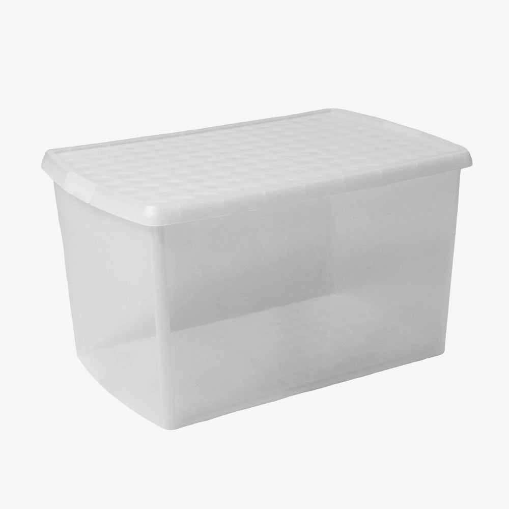 SINGLE - 62 Litre Wham Clip Plastic Storage Box with Lid 13.02 Wham Storage