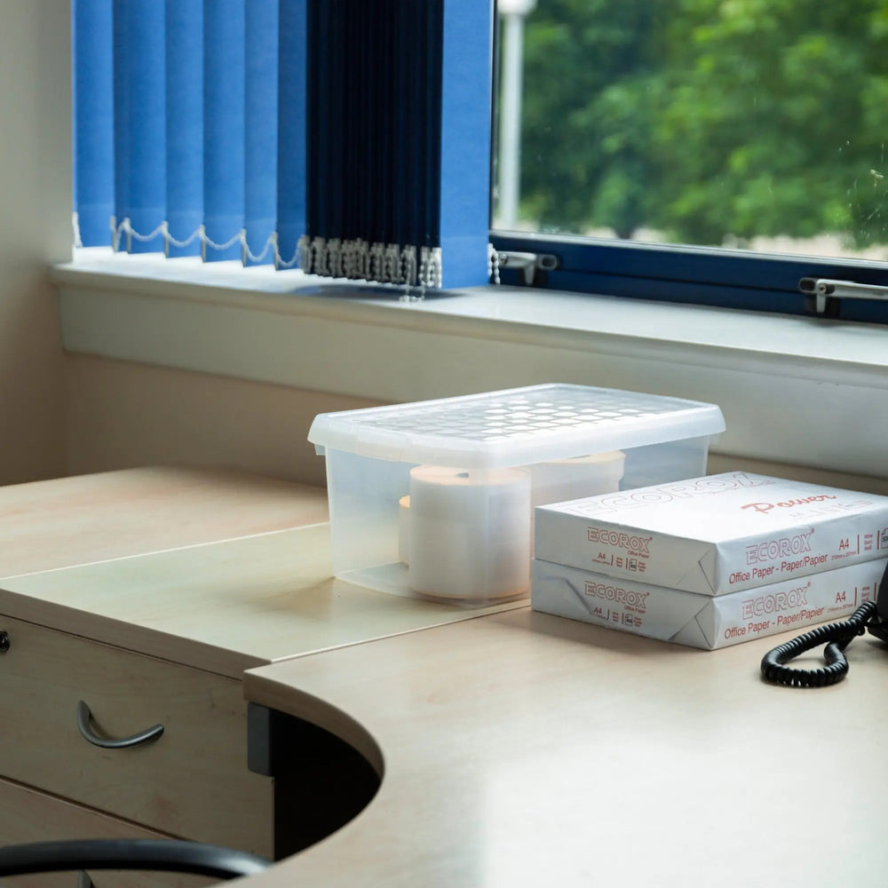 SINGLE - 10.5 Litre Wham Clip Plastic Box with Lid 6.02 Wham Storage