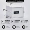 Lockabox Mini™ Opal White Lockabox®