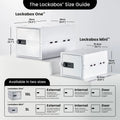 Lockabox Mini™ Opal White Lockabox®
