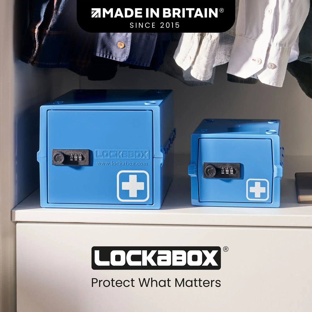 Lockabox Mini™ Medi Blue Lockabox®