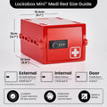 Lockabox Mini™ Medi Red Lockabox®