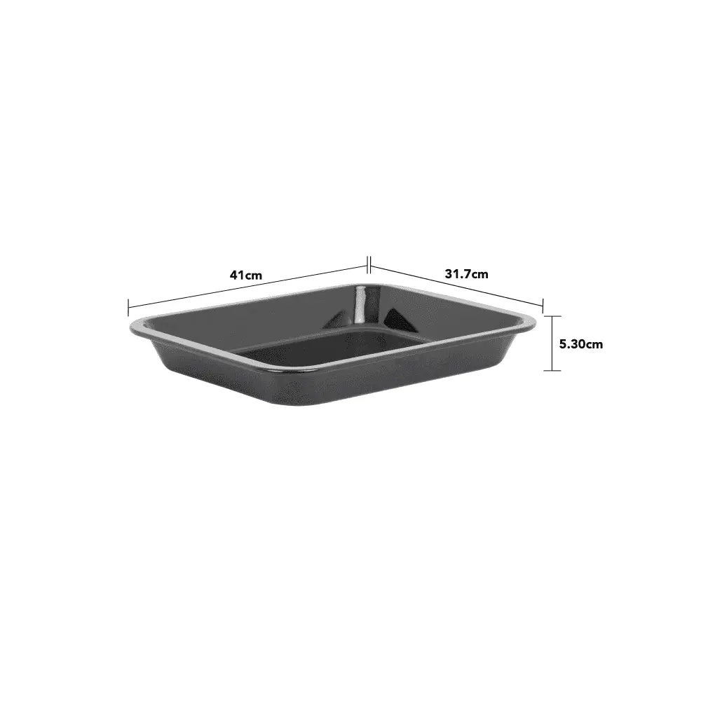 Enamel 0.6mm 41cm Roaster Wham Cook