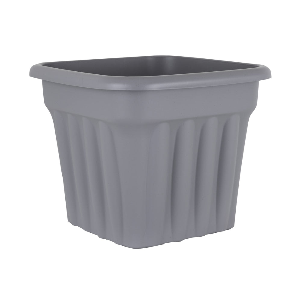 Pack of 2 - 49cm Vista Large Square Plastic Planter